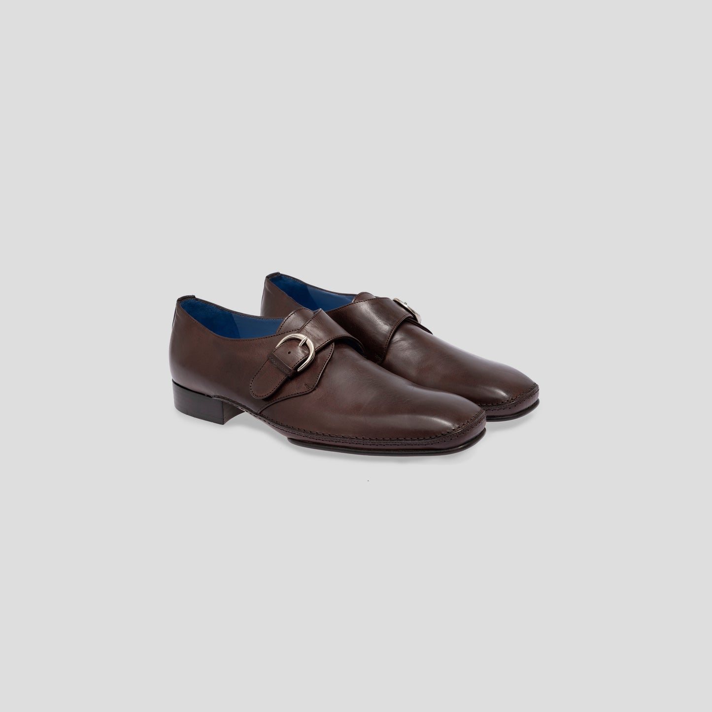 Boston Monk shoe in smooth leather