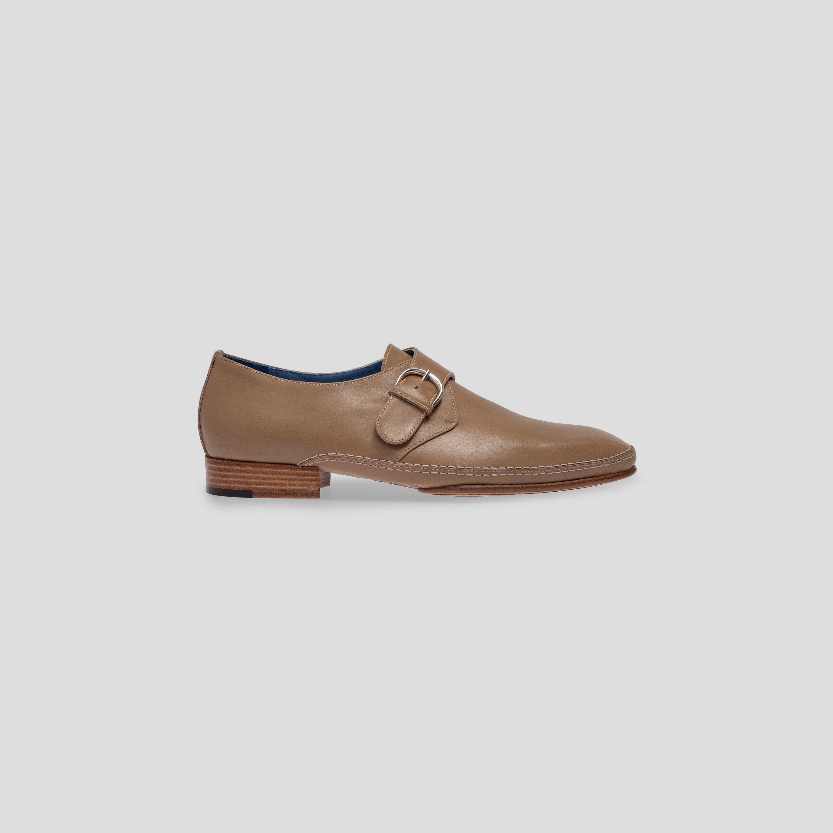 Boston Monk shoe in smooth leather