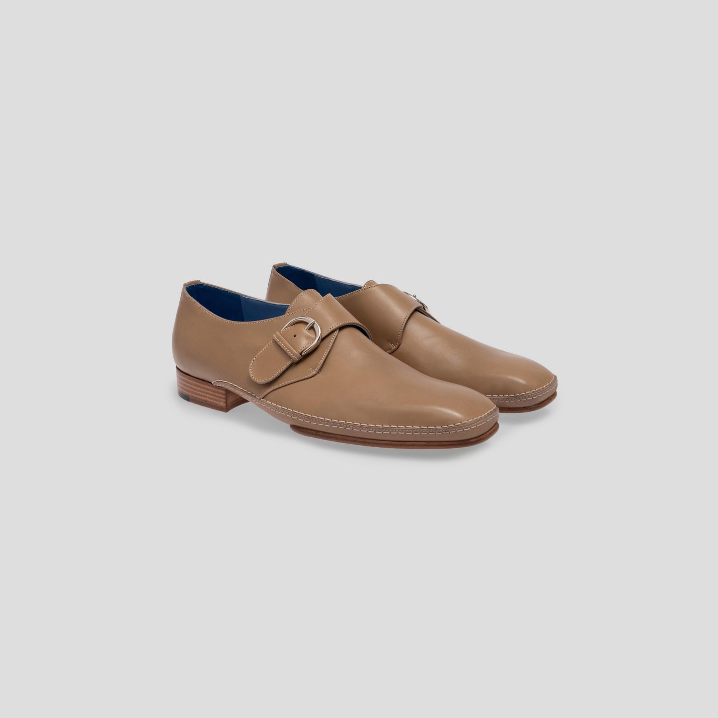 Boston Monk shoe in smooth leather