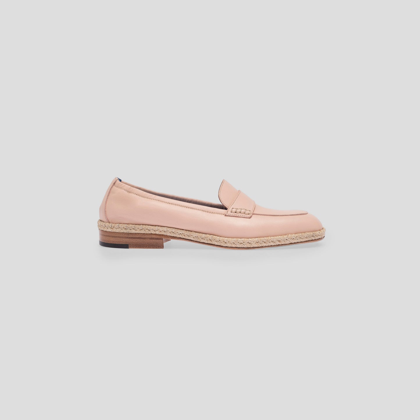 Madrid loafers in smooth leather and rope