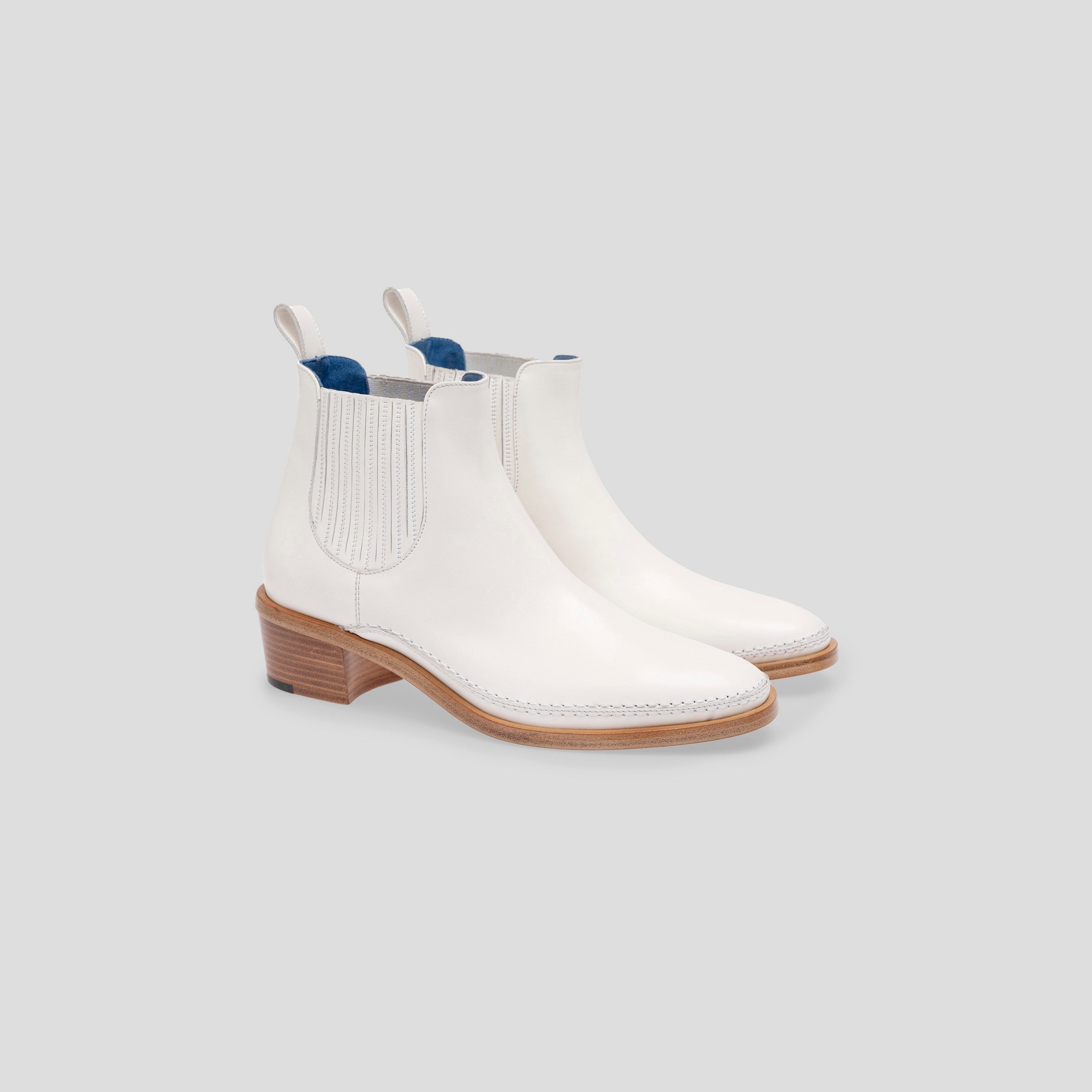 New York ankle boots in smooth leather