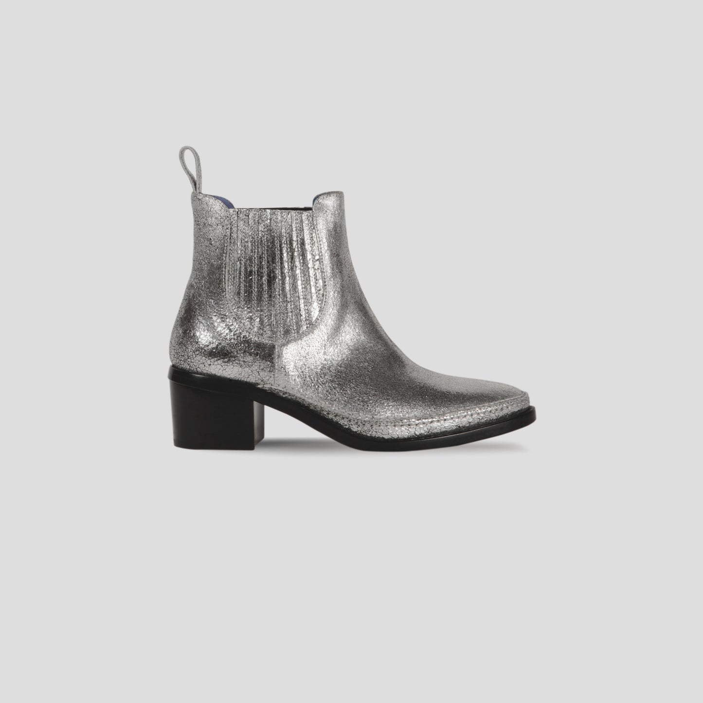 New York ankle boots in craquelé leather