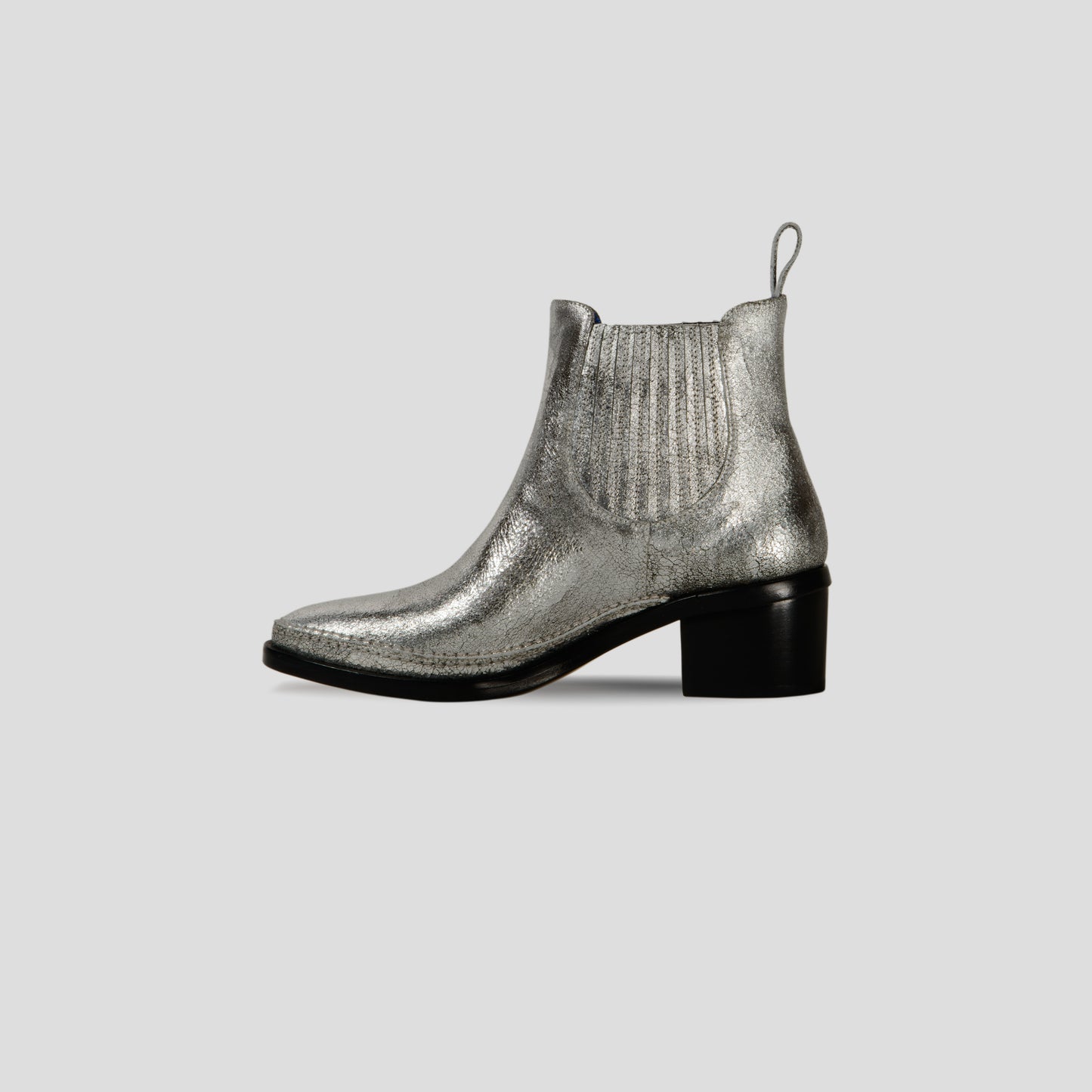 New York ankle boots in craquelé leather