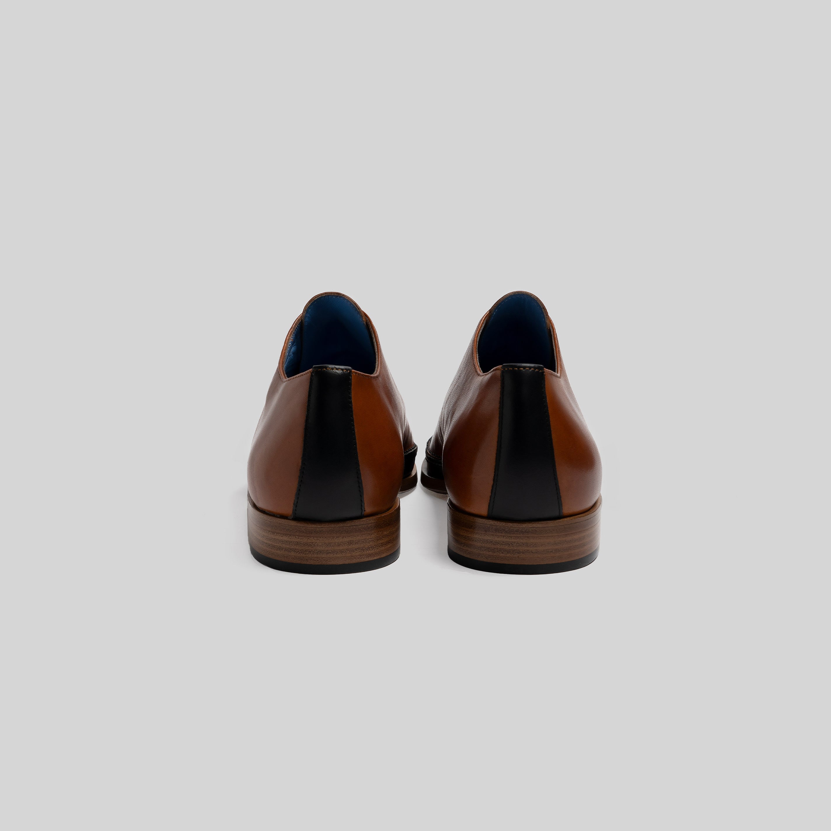 Roma Bamboo shoes in two-tone smooth leather