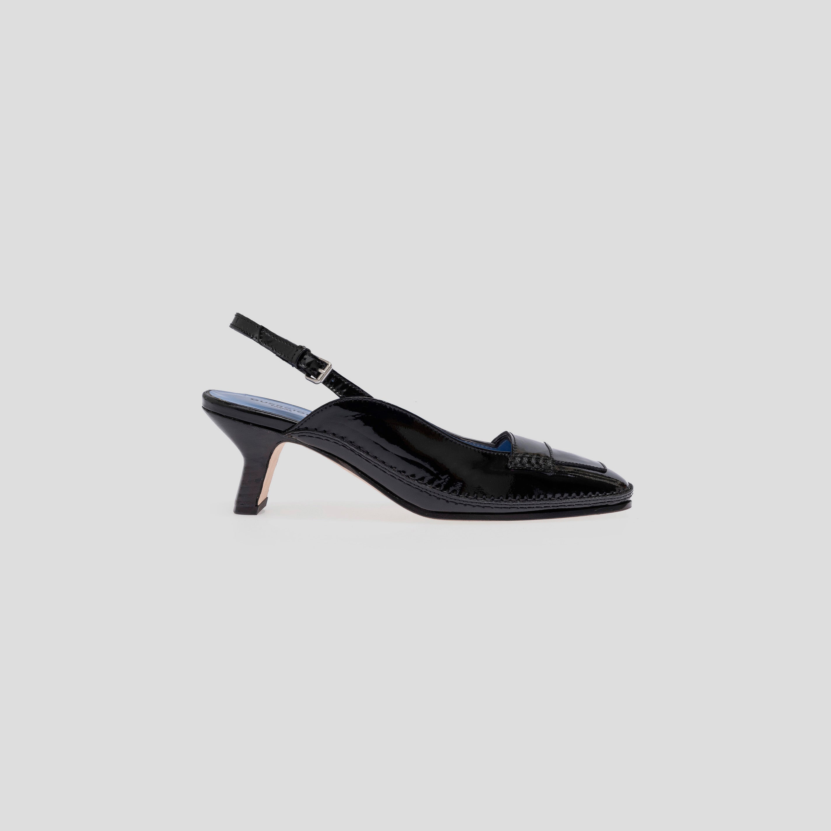 Venezia slingback in patent calfskin