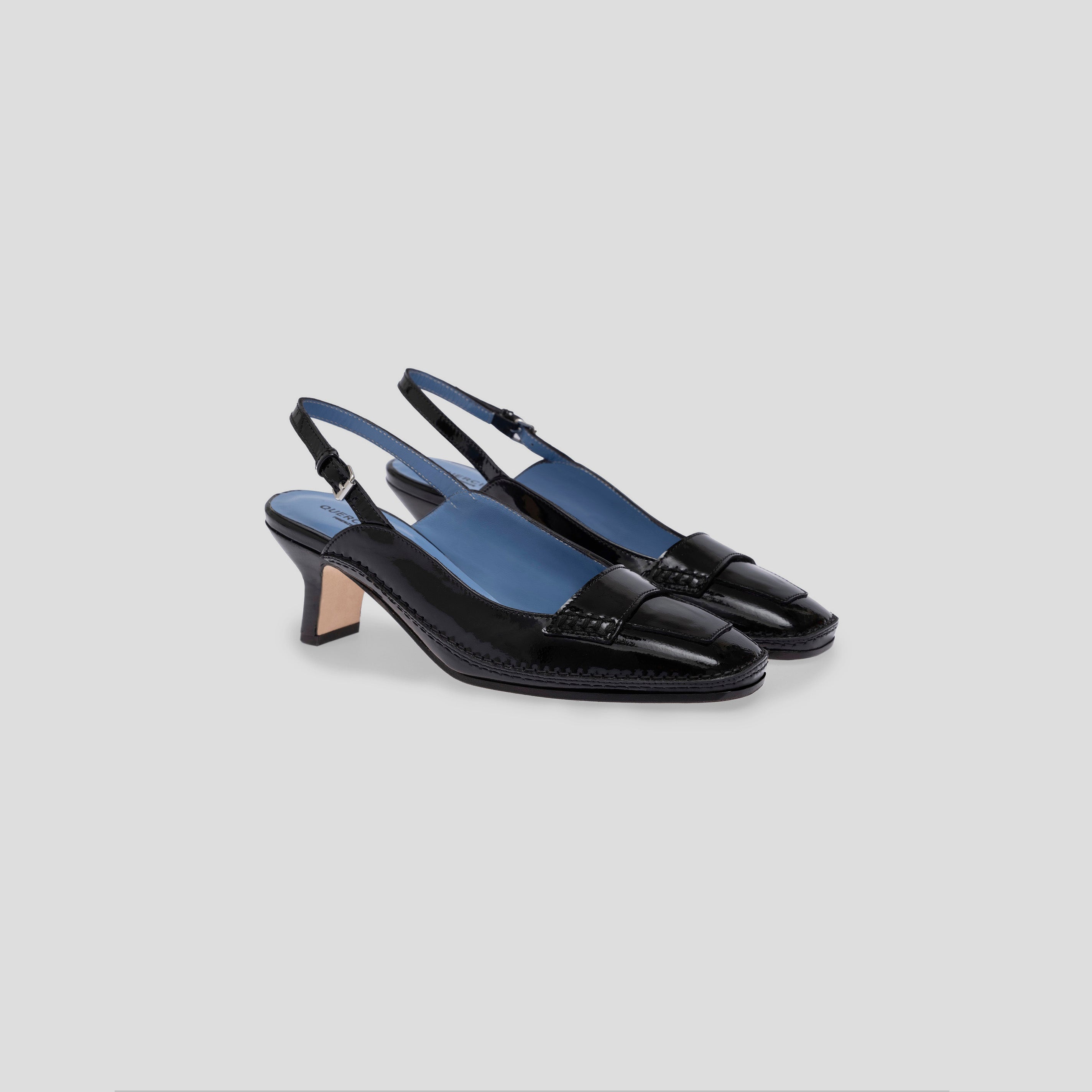 Venezia slingback in patent calfskin